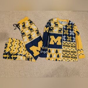 University of Michigan pajamas set